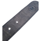 Duke lærbelte semsket skinn