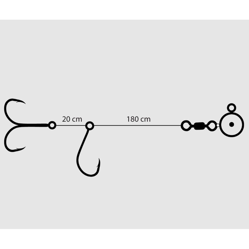Søvik Natural Bait 016 Halibut Rig 400g
