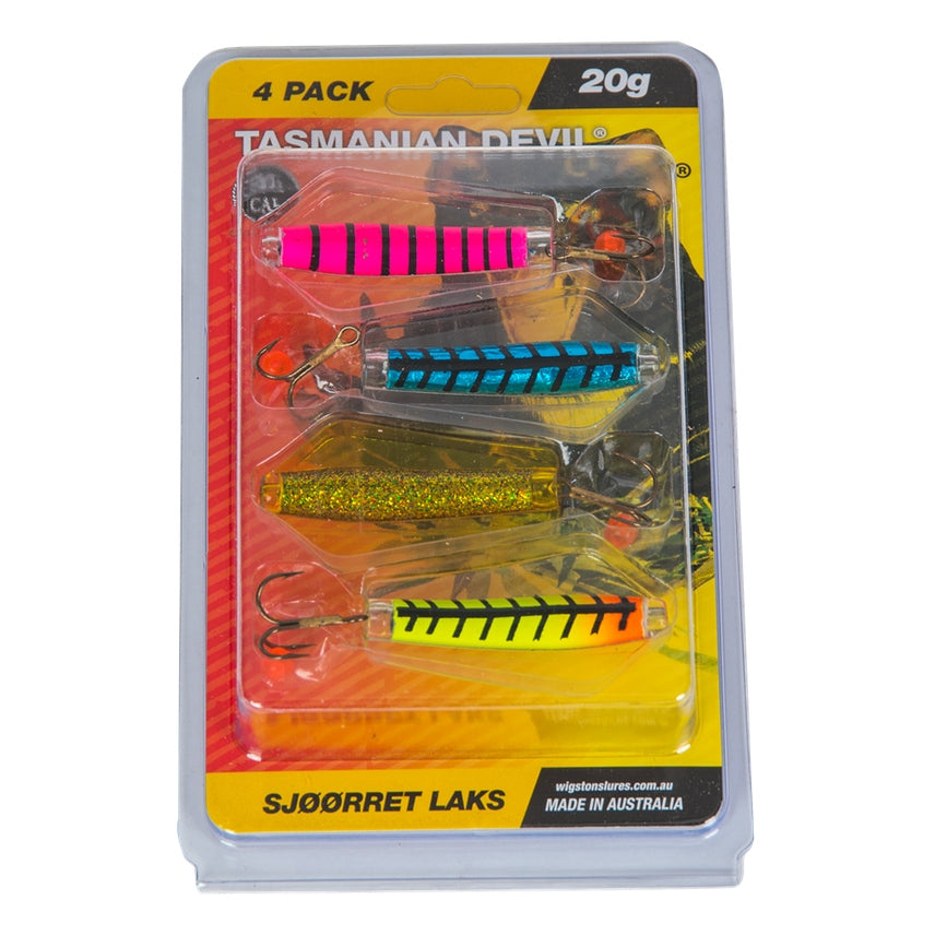 Tasmanian Devil Sjøørret/Laks 4-pk