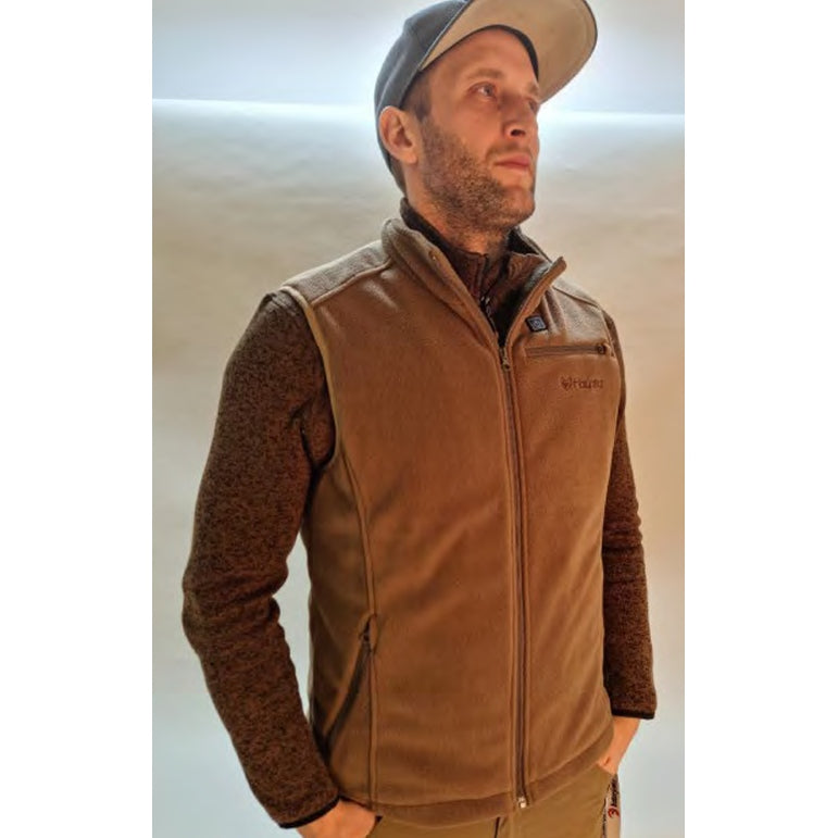 Haunter Heat Fleece Vest Forest Brown