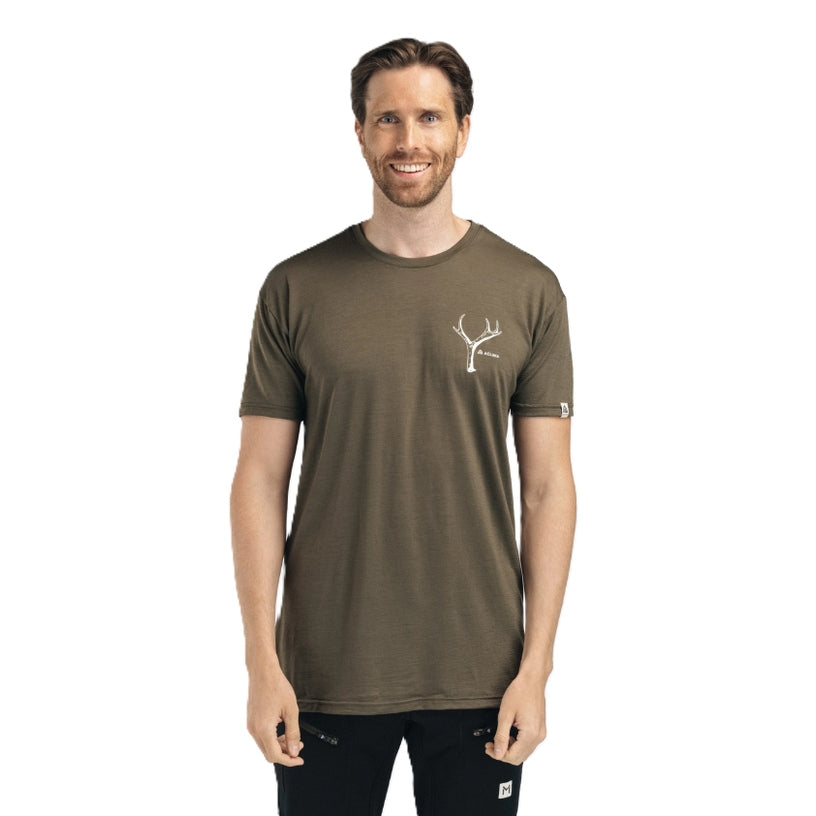 Aclima LightWool Classic Tee Antler Tarmac