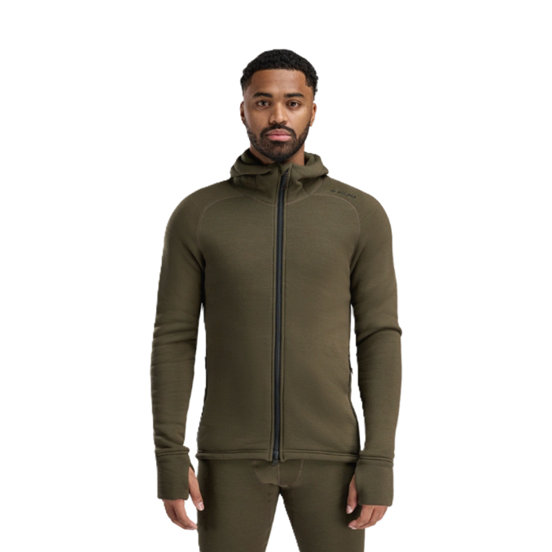 Aclima FleeceWool Hooded Jacket M's Tarmac