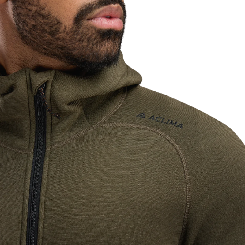 Aclima FleeceWool Hooded Jacket M's Tarmac