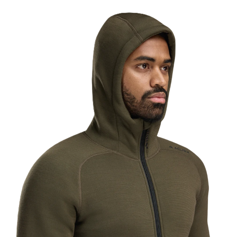 Aclima FleeceWool Hooded Jacket M's Tarmac