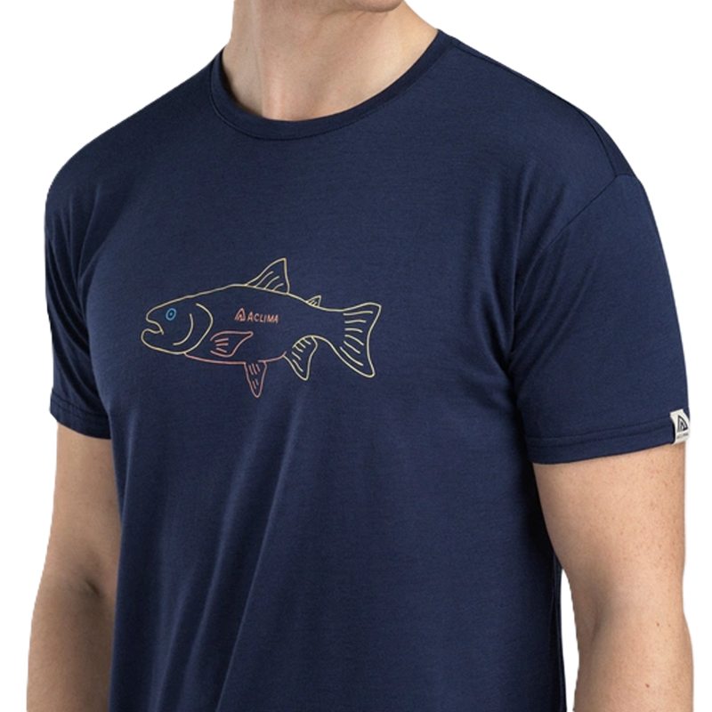 Aclima LightWool 140 Classic Tee Salmon M's