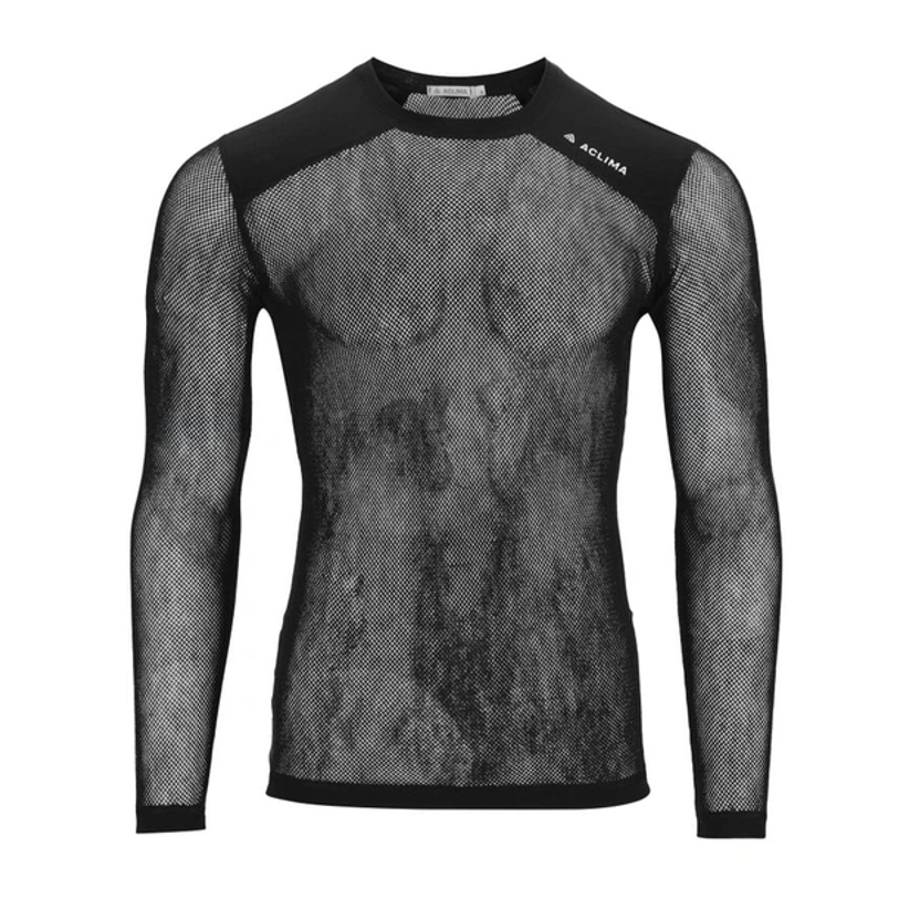 Aclima WoolNet Light Crewneck M's Jet Black