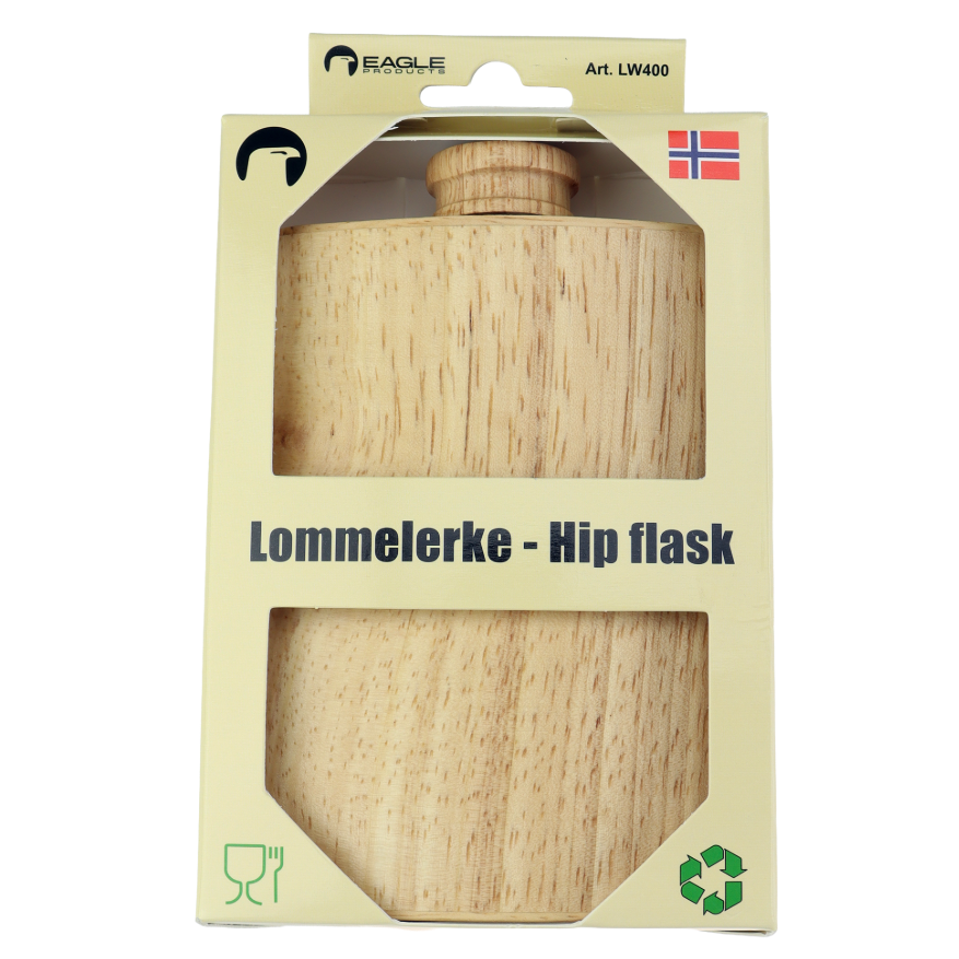 Eagle Lommelerke Tre/Edelstål