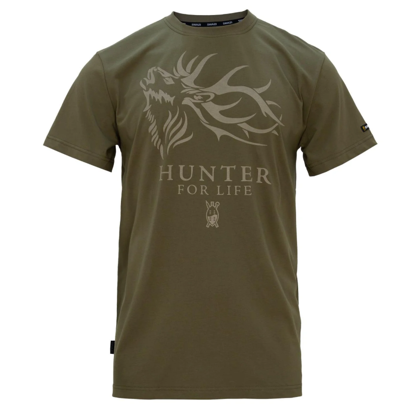Swazi Hunter For Life Tee Olive