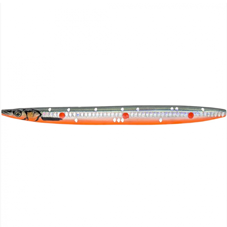 SG Line Thru Sandeel Loose Scales Red Black