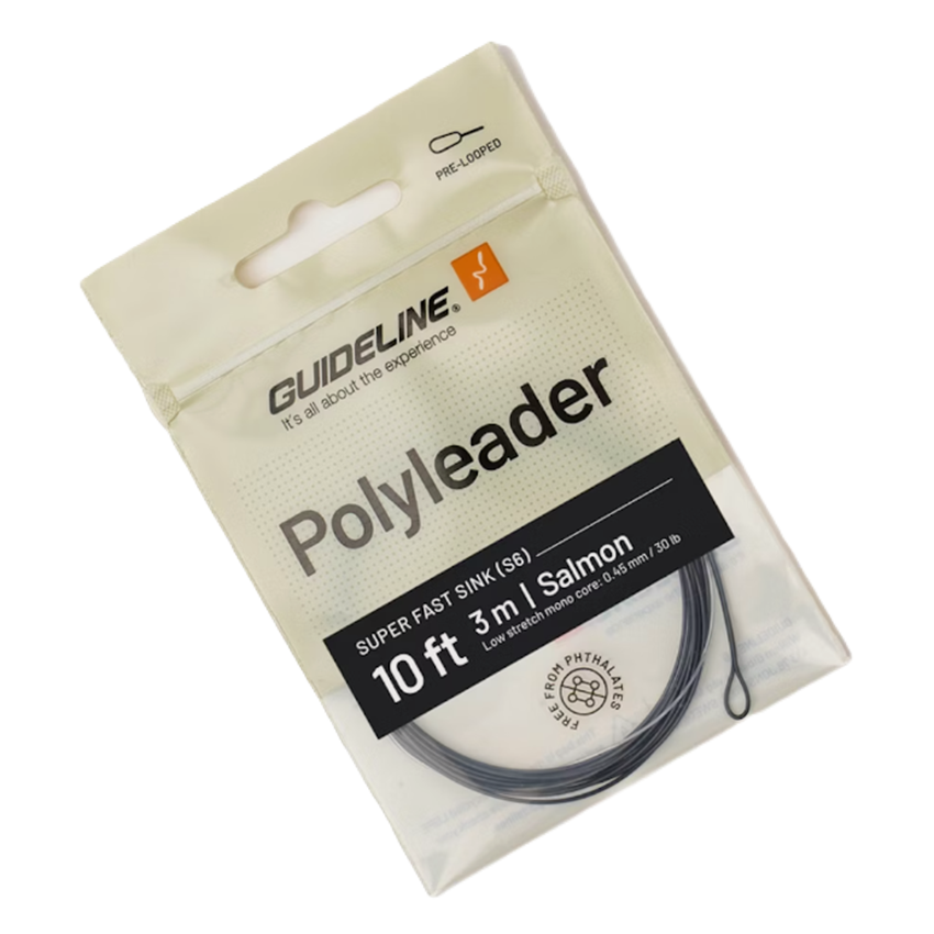 Guideline Polyleader Salmon 10ft
