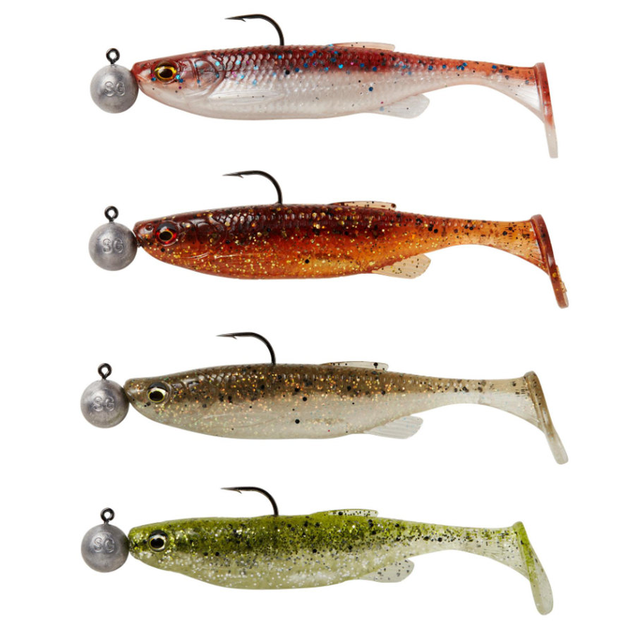 Savage Gear Fat Minnow T-Tail RTF Clear Water Mix