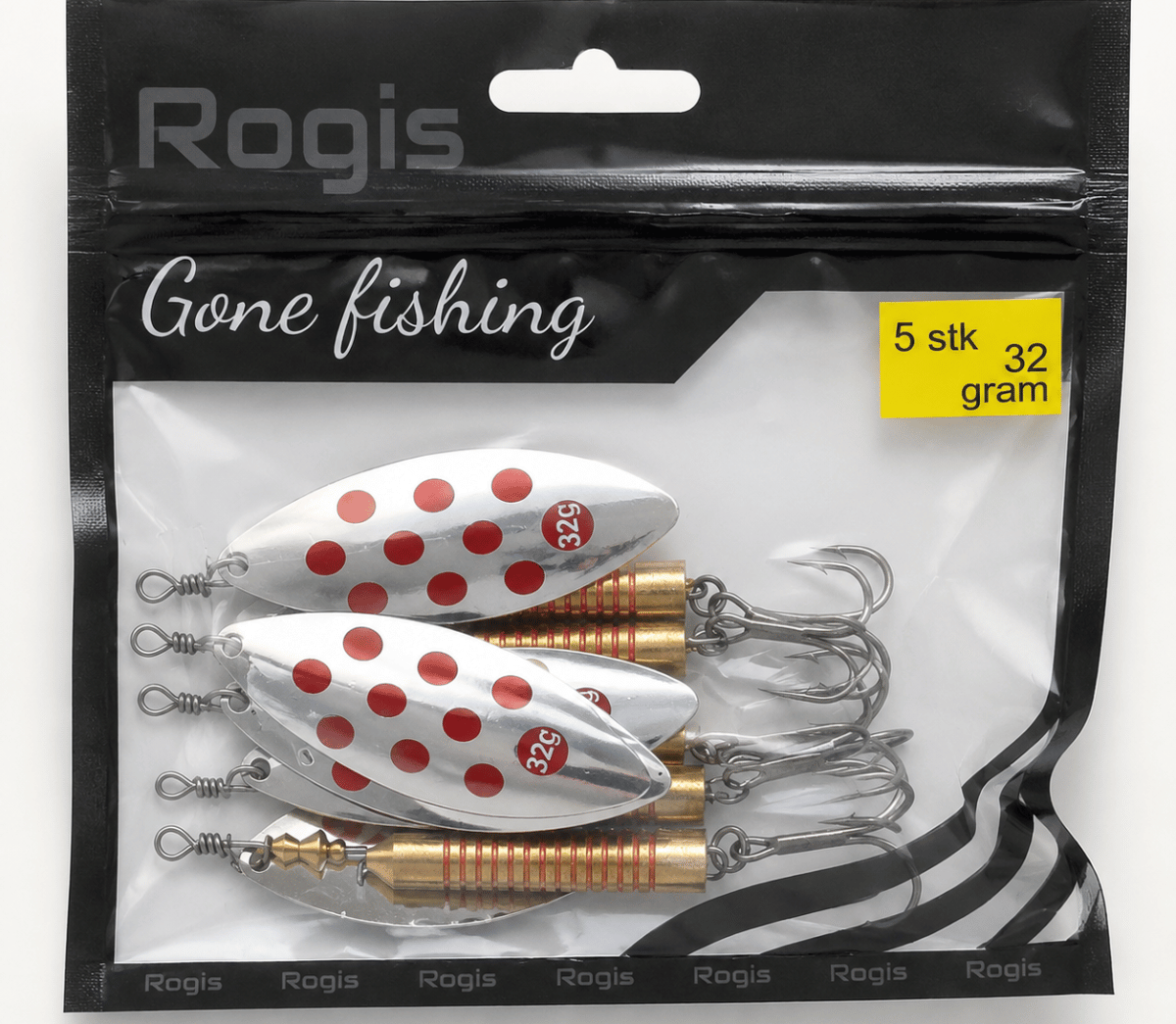 Rogis Laksespinner 32g 5-pk