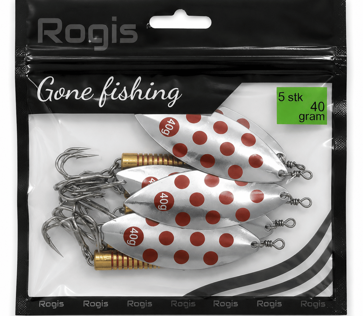 Rogis Laksespinner 40g 5-pk